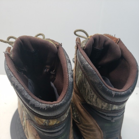Men\'s Wolverine Camo Boots Waterproof 400 Gram Thinsulate Size 12 US Hunting